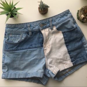 pacsun patch mom shorts